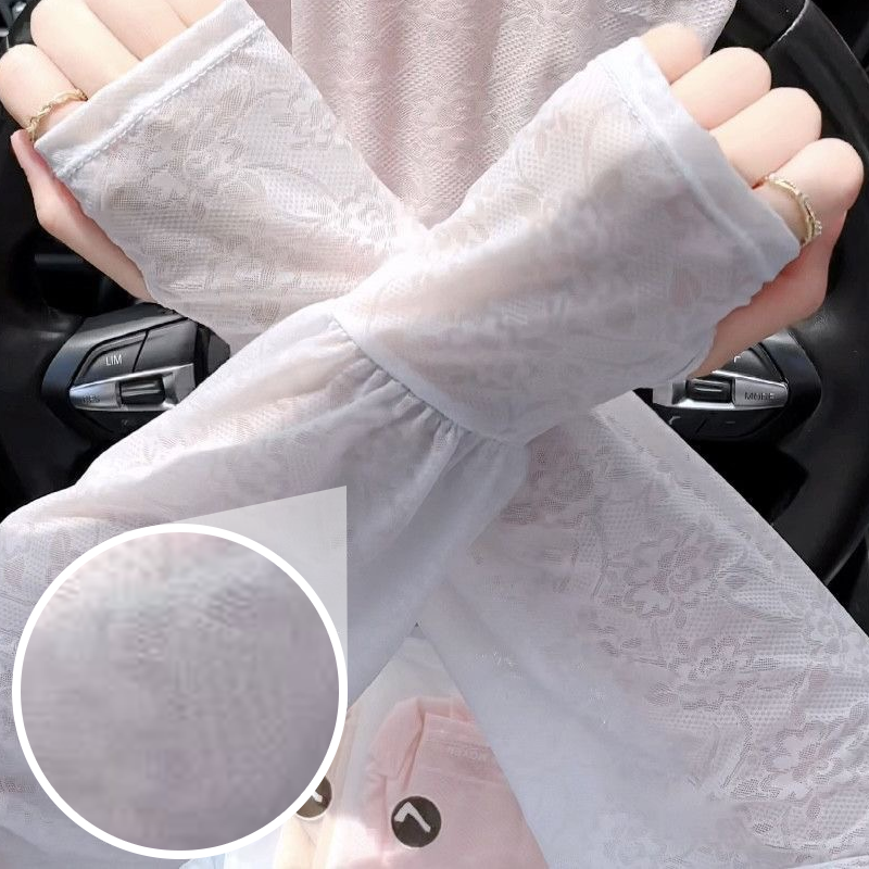 πβοΈ Ice Lace Sun Sleeve! UPF50+ Cooling 5β. Stylish Sun Protection for Arms π - Image 6
