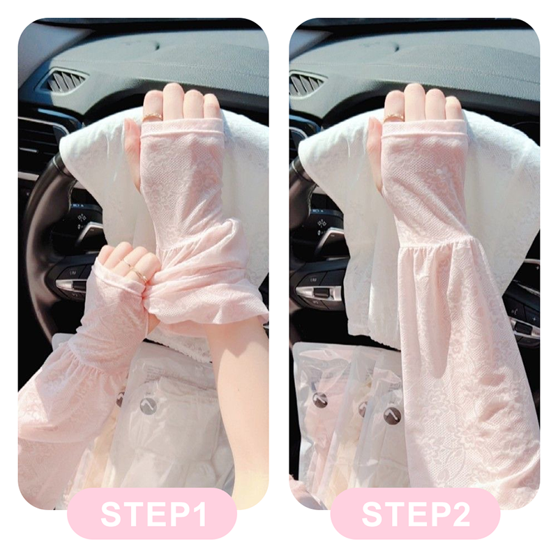 πβοΈ Ice Lace Sun Sleeve! UPF50+ Cooling 5β. Stylish Sun Protection for Arms π - Image 7