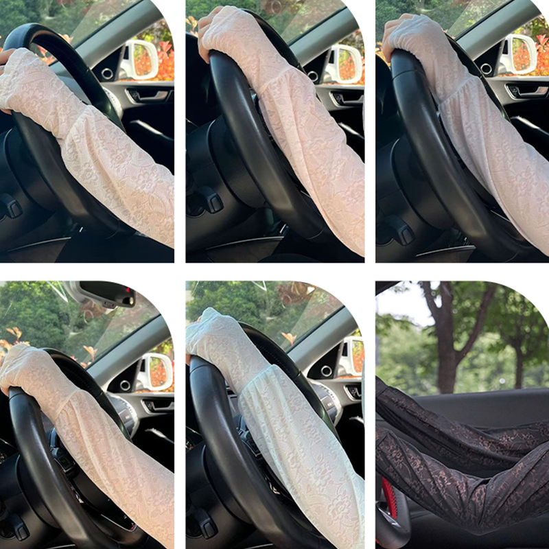πβοΈ Ice Lace Sun Sleeve! UPF50+ Cooling 5β. Stylish Sun Protection for Arms π - Image 8