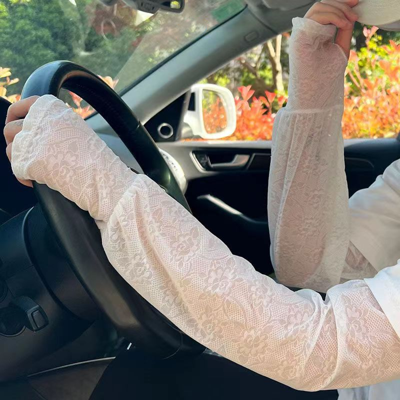 πβοΈ Ice Lace Sun Sleeve! UPF50+ Cooling 5β. Stylish Sun Protection for Arms π - Image 9