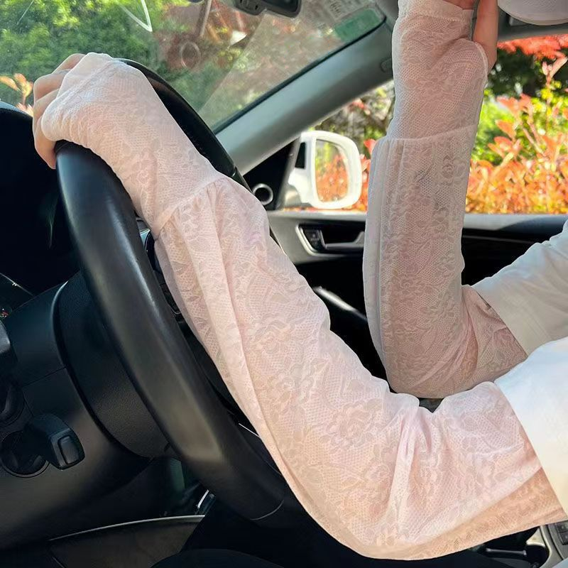 πβοΈ Ice Lace Sun Sleeve! UPF50+ Cooling 5β. Stylish Sun Protection for Arms π - Image 10