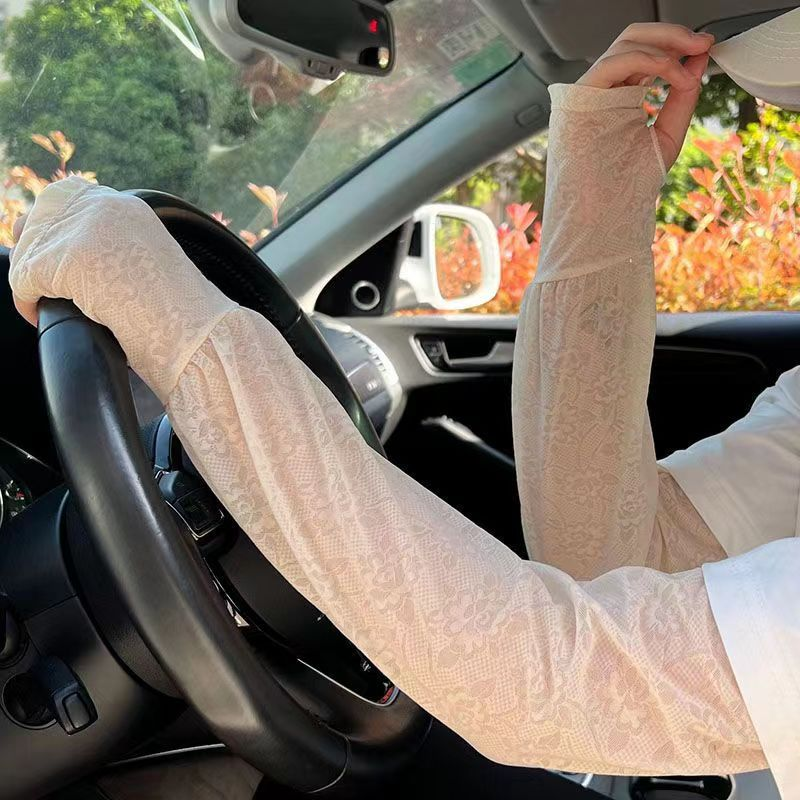 πβοΈ Ice Lace Sun Sleeve! UPF50+ Cooling 5β. Stylish Sun Protection for Arms π - Image 12
