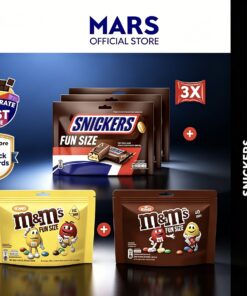 SNICKERS Classic Chocolate , M&M's Milk [Bundle of 5] Imported Chocolates | 2000g